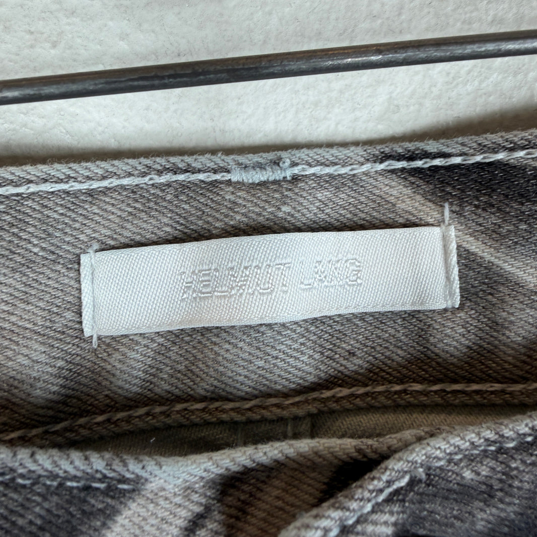 Helmut Lang Car Print Denim Jeans