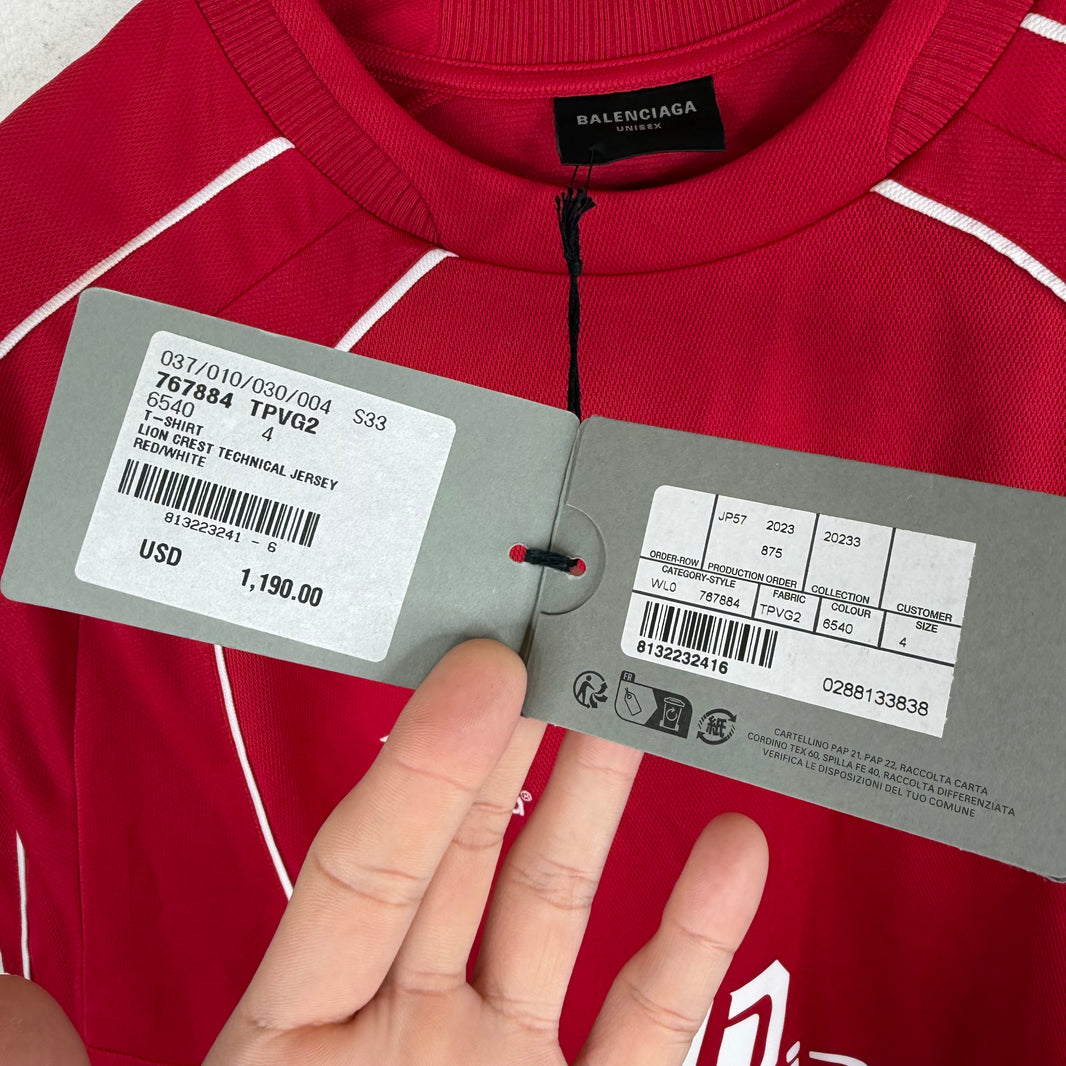 Balenciaga Pride Lion Crest Technical Jersey