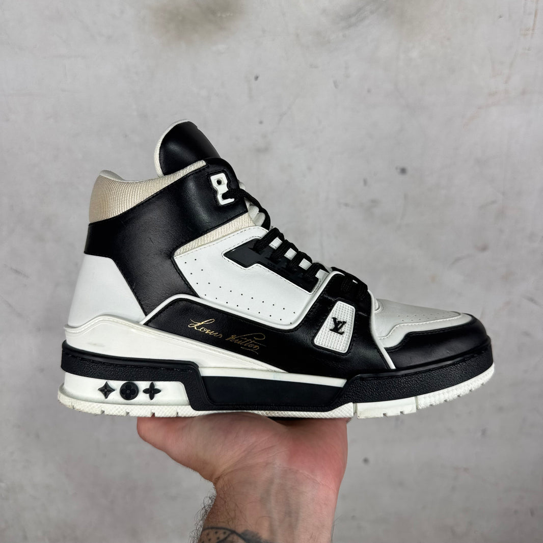 Louis Vuitton Black/White Mid Trainers