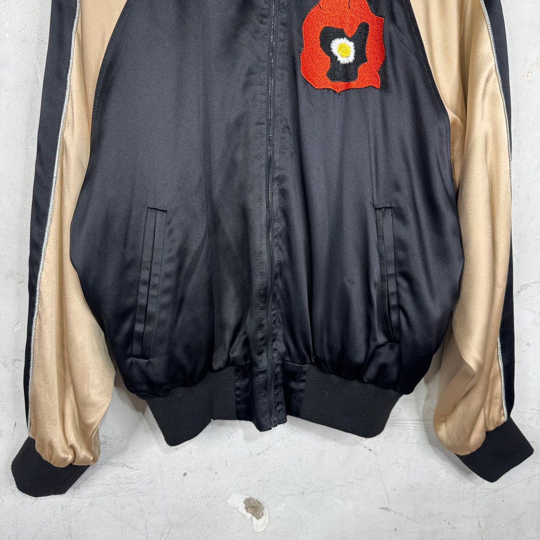 ERD Satin Chinese Rocks Souvenir Jacket