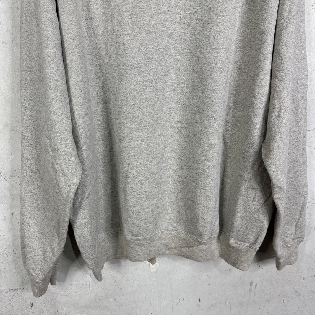Auralee Grey Raglan Cut Hoodie