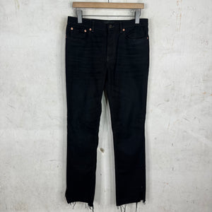 Balenciaga Black Distressed Skinny Jeans