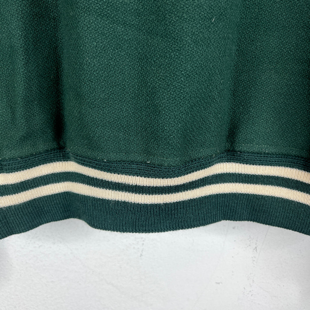 Saint Laurent Forest Green Teddy Jacket