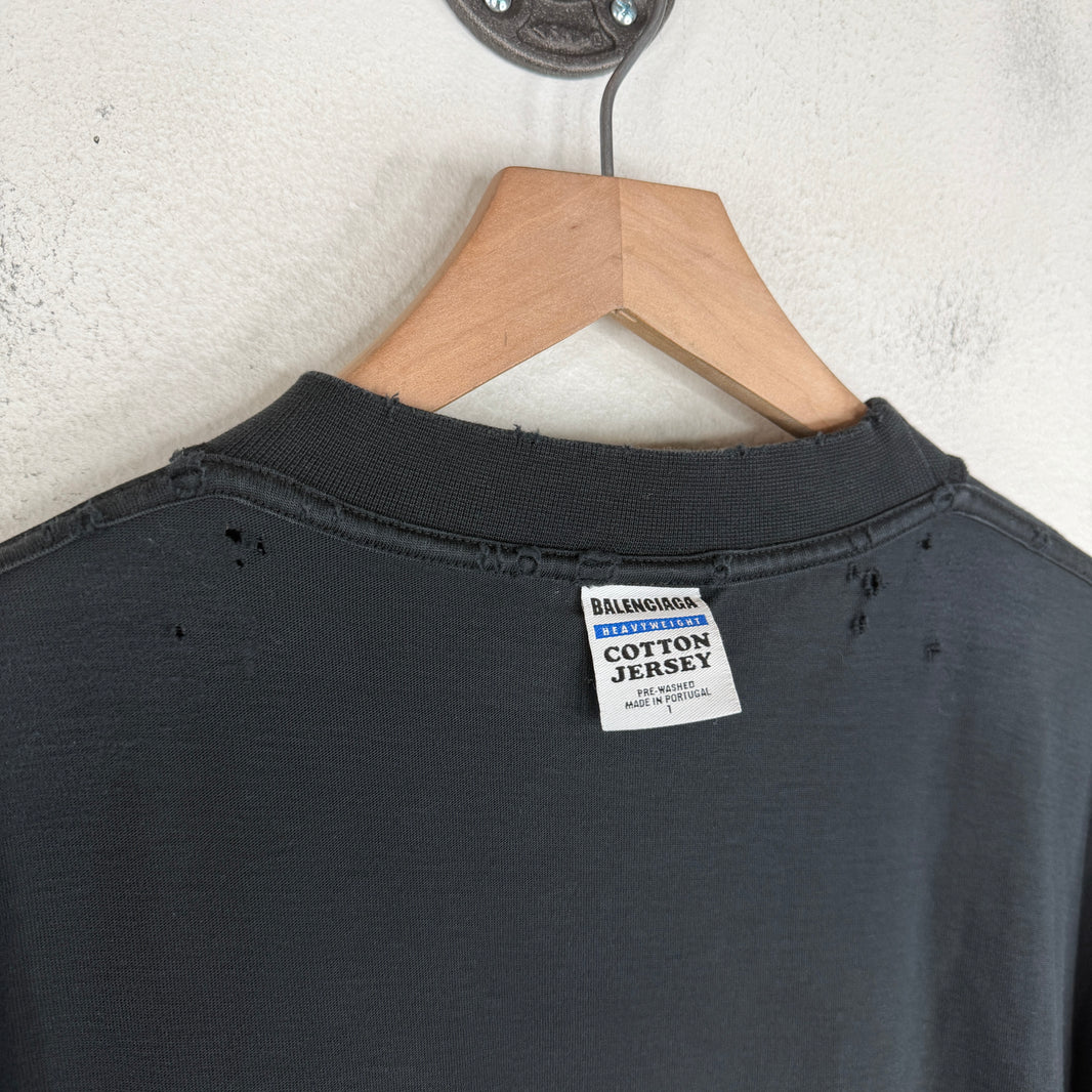 Balenciaga Distressed For Internal Use T-Shirt
