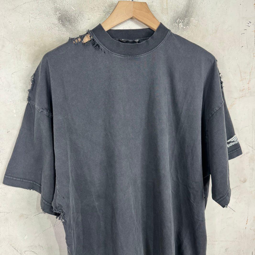 Balenciaga Distressed 3B Layered T-Shirt