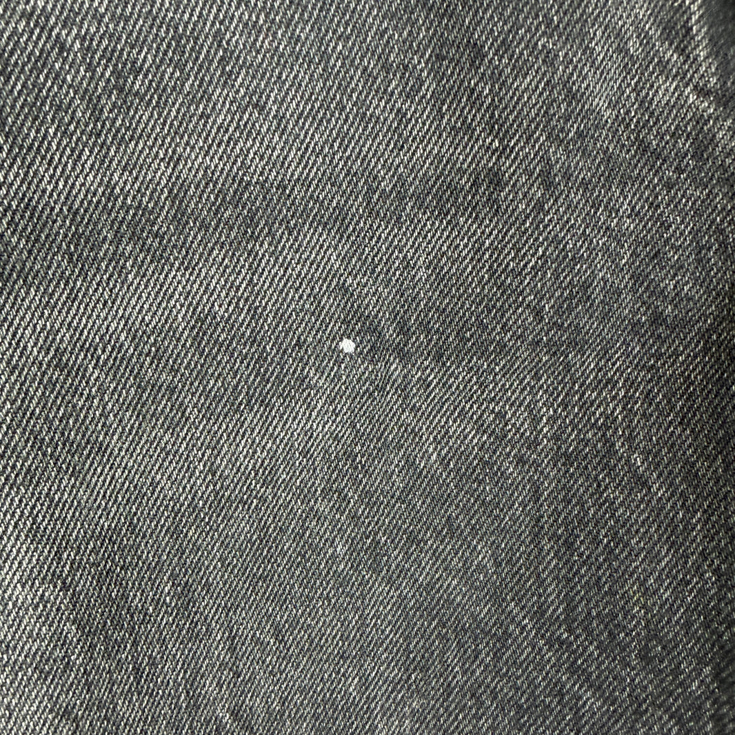 Balenciaga Black Washed Denim Shorts