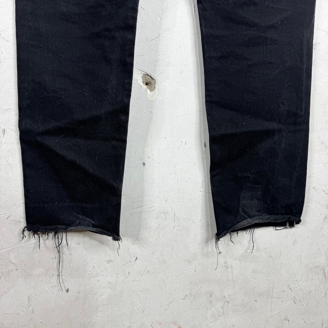 The Row Black Selvedge Jeans