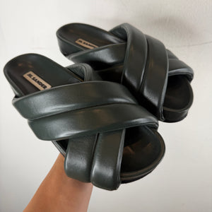Jil Sander Puffed Twist Sandals