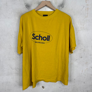 Balenciaga Yellow Scholl T-Shirt