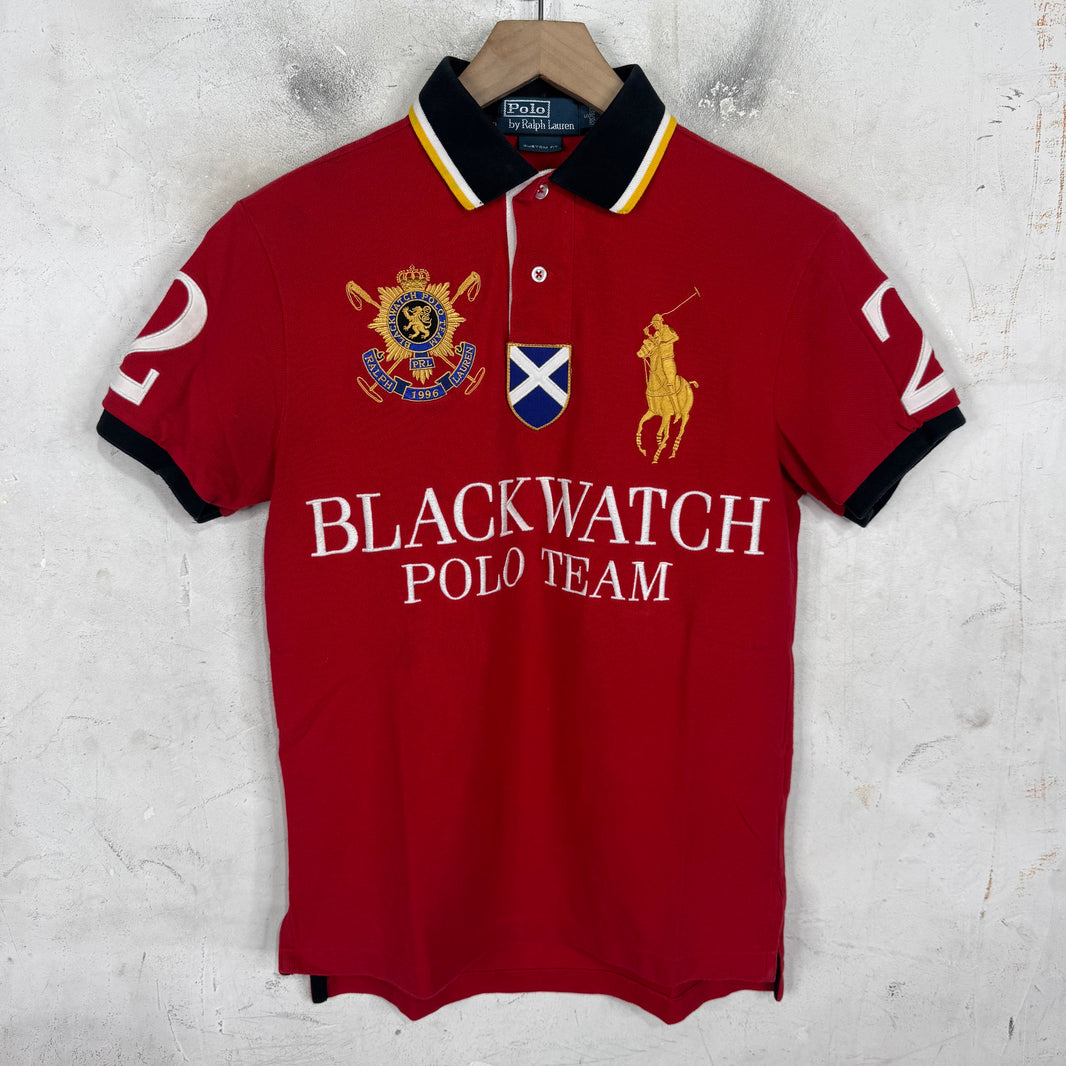 Ralph Lauren Red Blackwatch Crested Big Pony Polo
