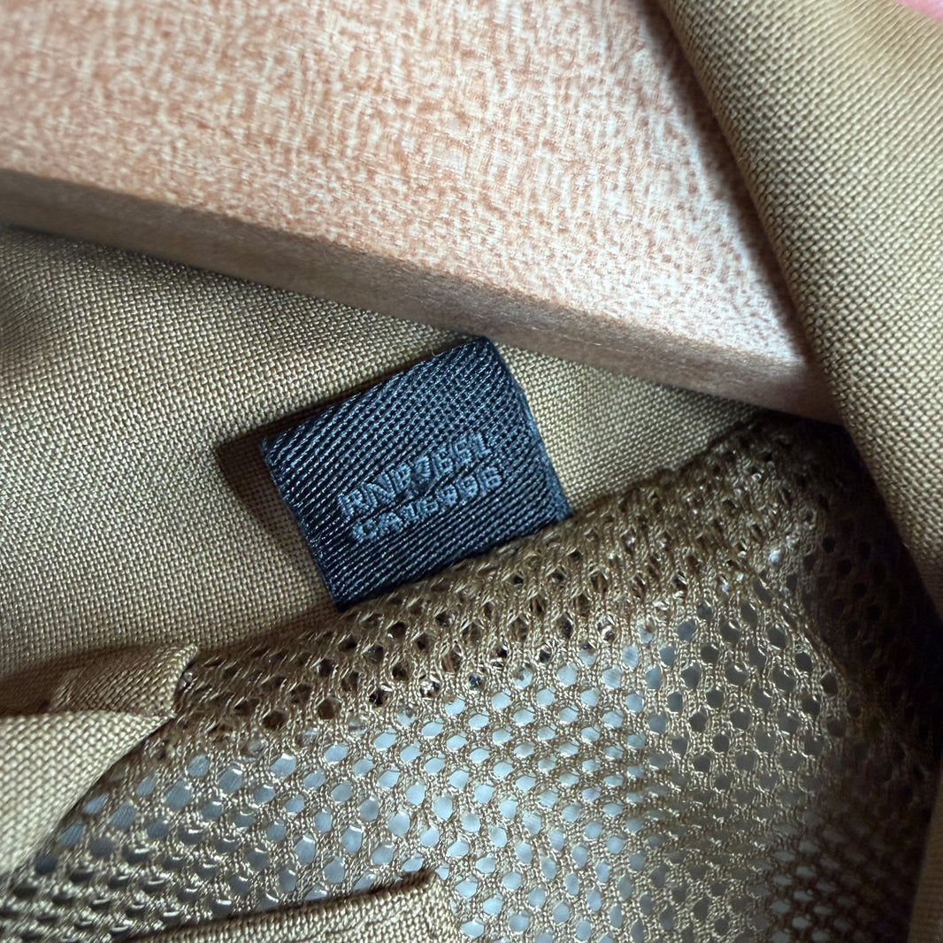 Lacoste Brown Runway Windbreaker Jacket