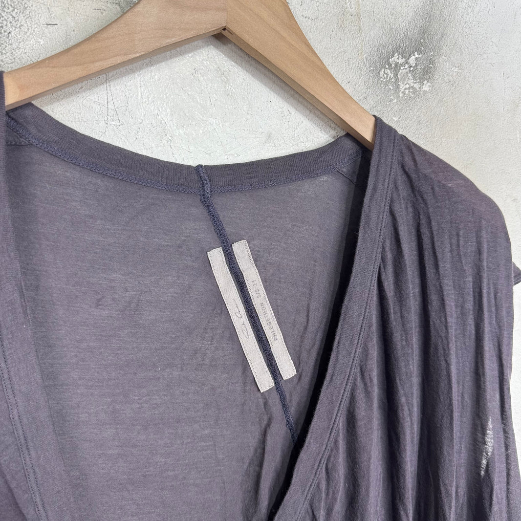 Rick Owens Plum Dylan Sleeveless T-Shirt