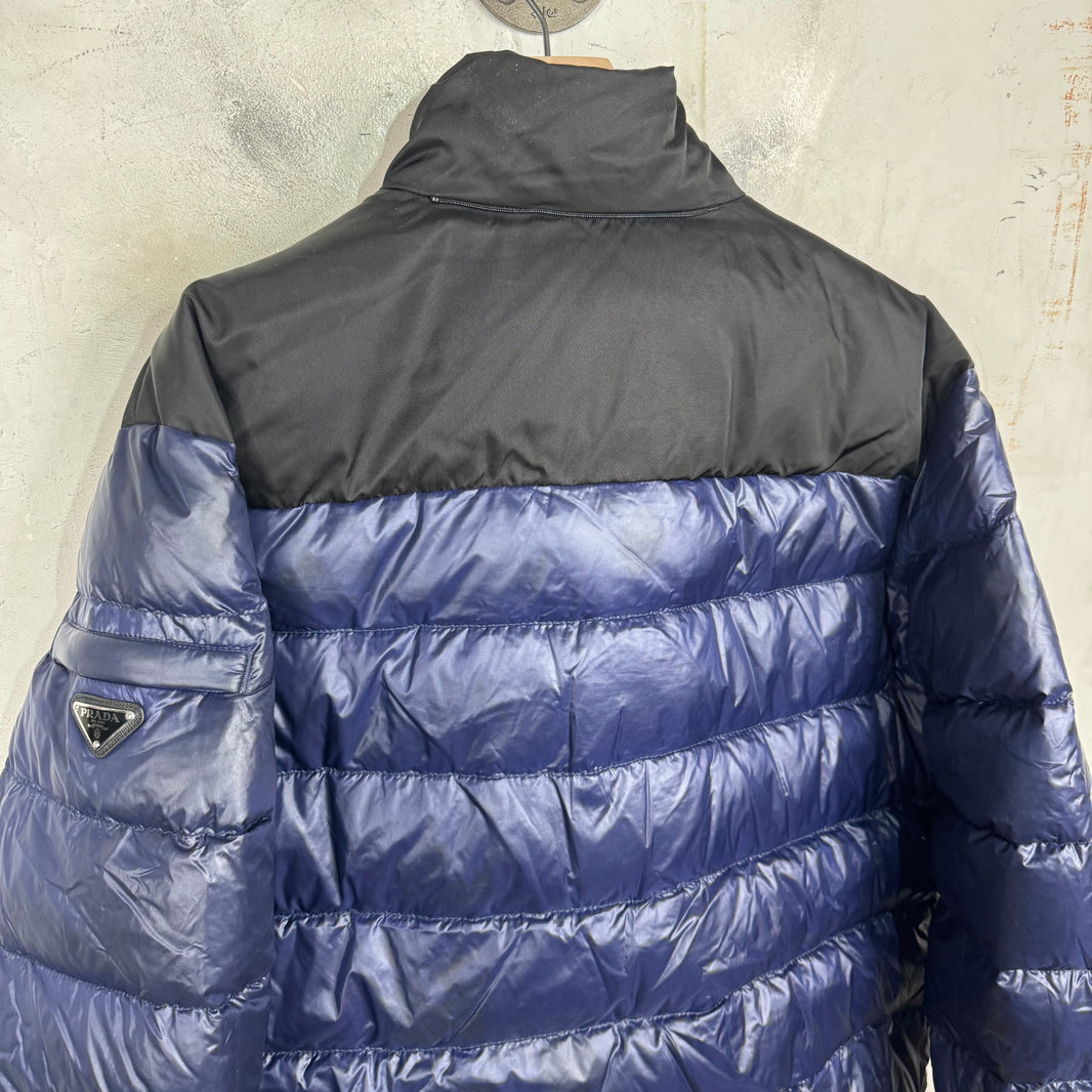 Prada Navy Puffer Jacket