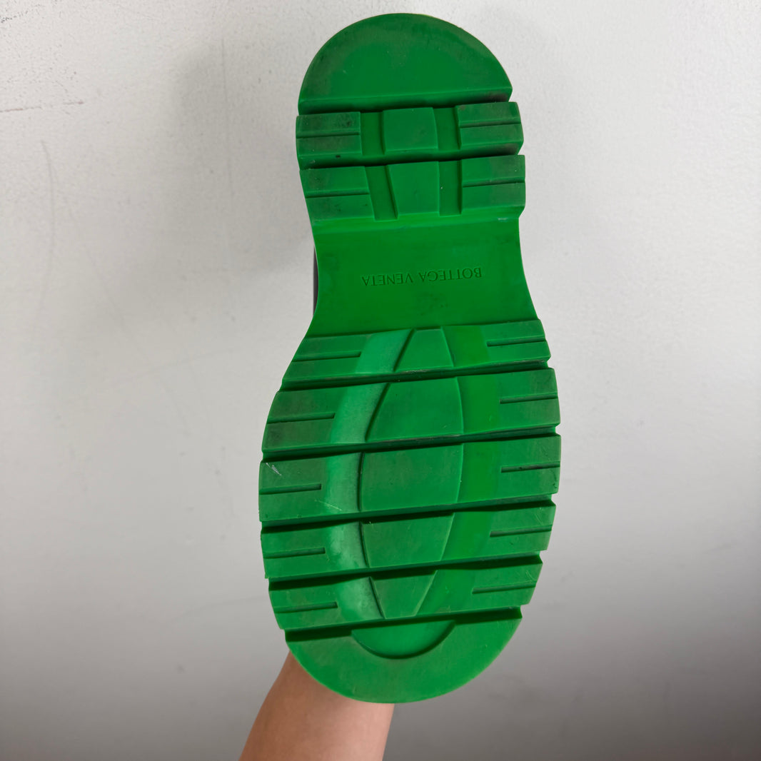 Bottega Veneta Green/Black Tire Boots
