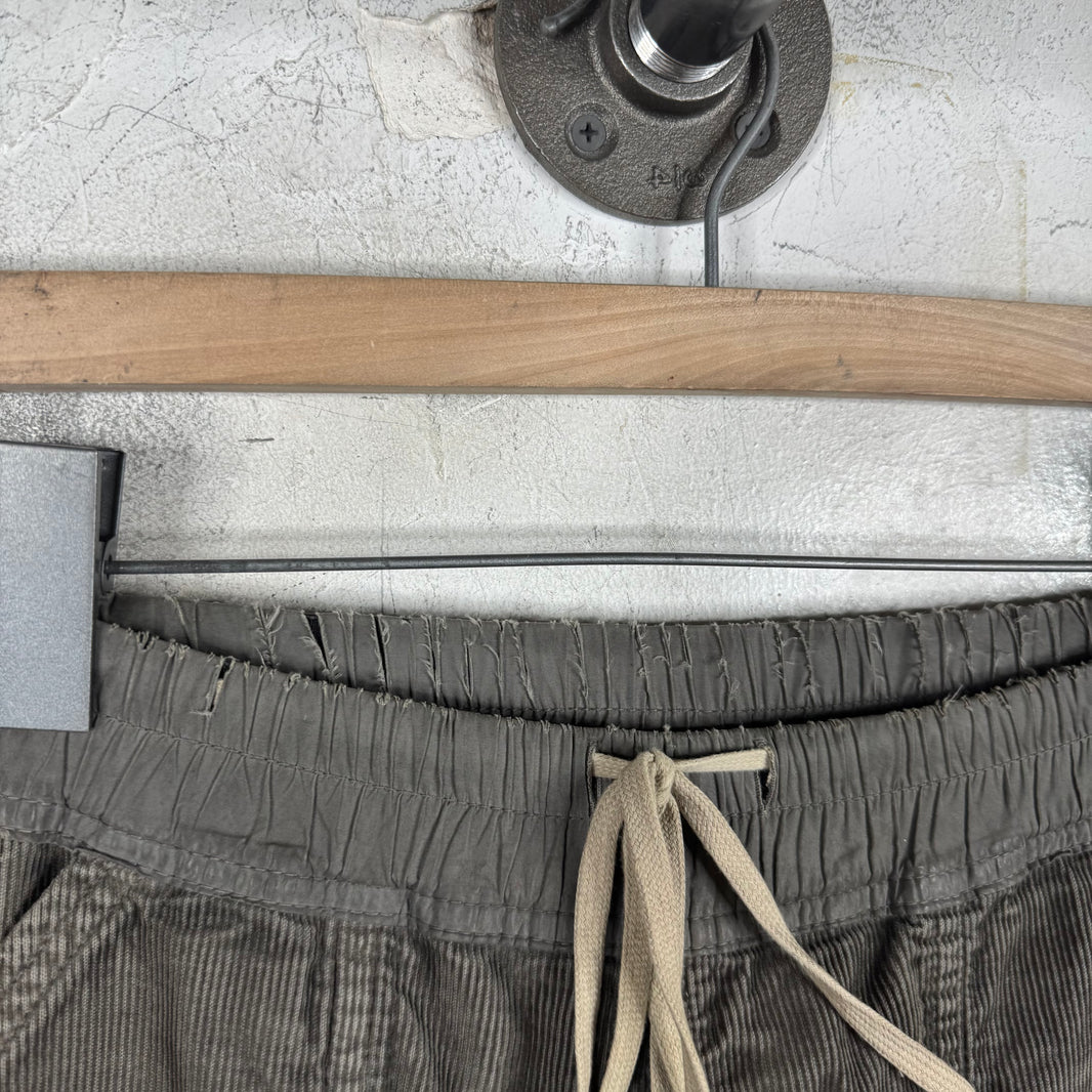 DRKSHDW Grey Corduroy Creatch Cargos