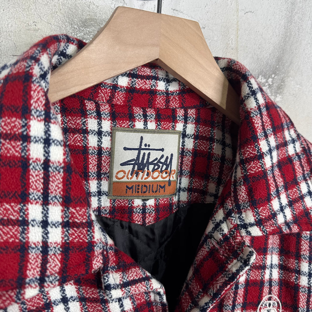 Stussy 90's Quilted Plaid Flannel