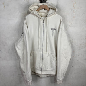 Chrome Hearts TBar White Zip Hoodie
