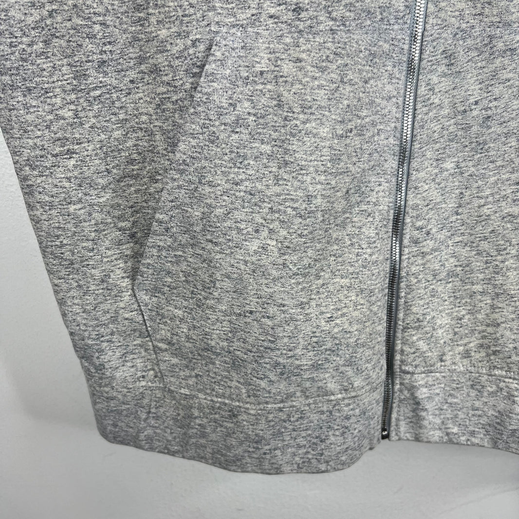 Bottega Veneta Printed Leather Zip Up Hoodie
