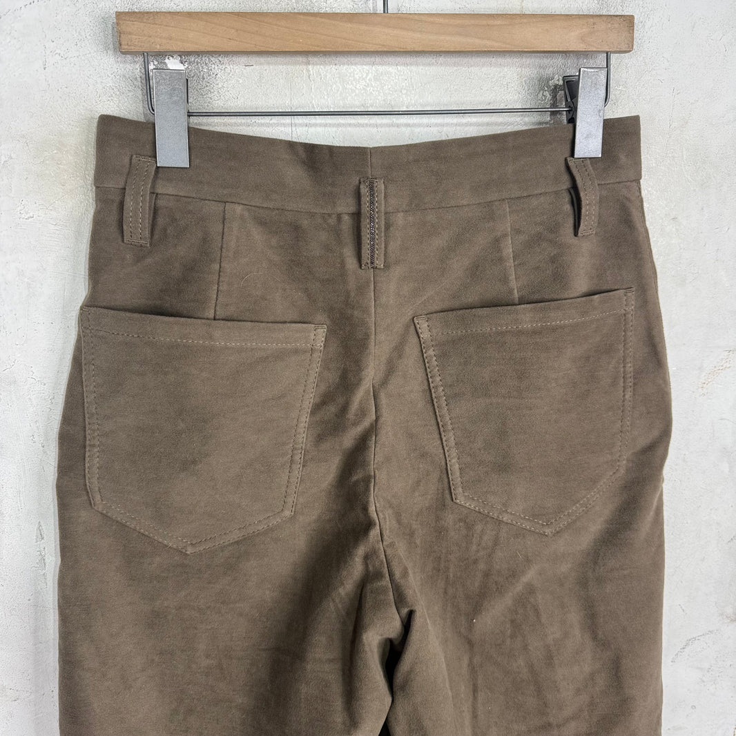 Brunello Cucinelli Pleated Moleskin Wide Trousers