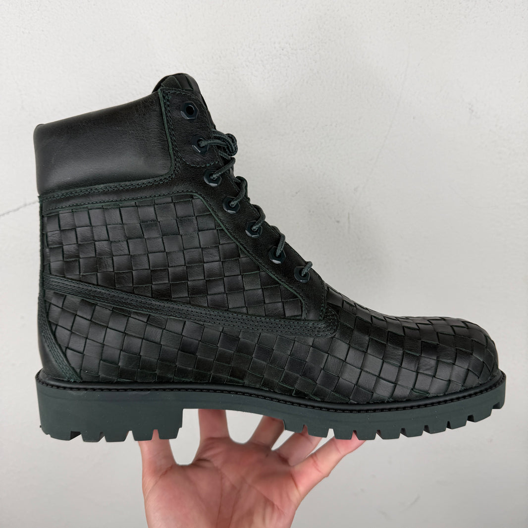 Timberland 6 Inch Woven Green Boots