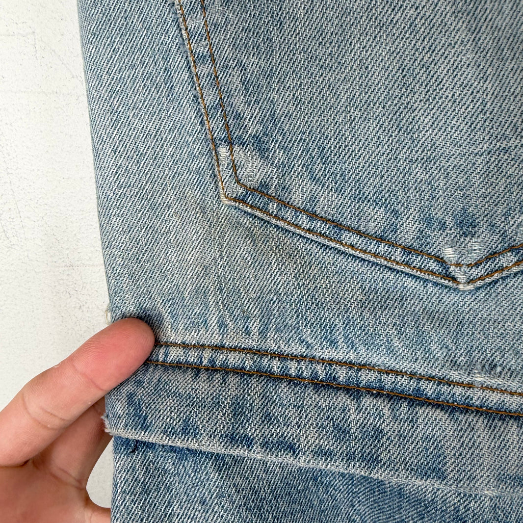 Balenciaga Blue Denim 3 Way Convertible Jeans