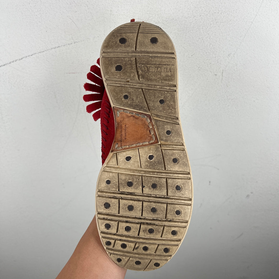 Visvim Red Maliseet Shaman Folk Sneakers