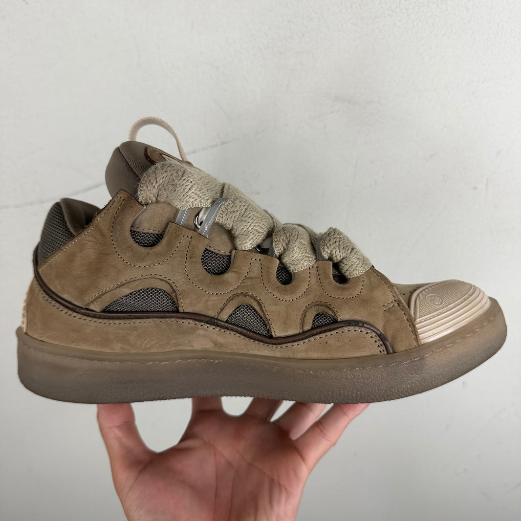 Lanvin Beige Curb Sneakers