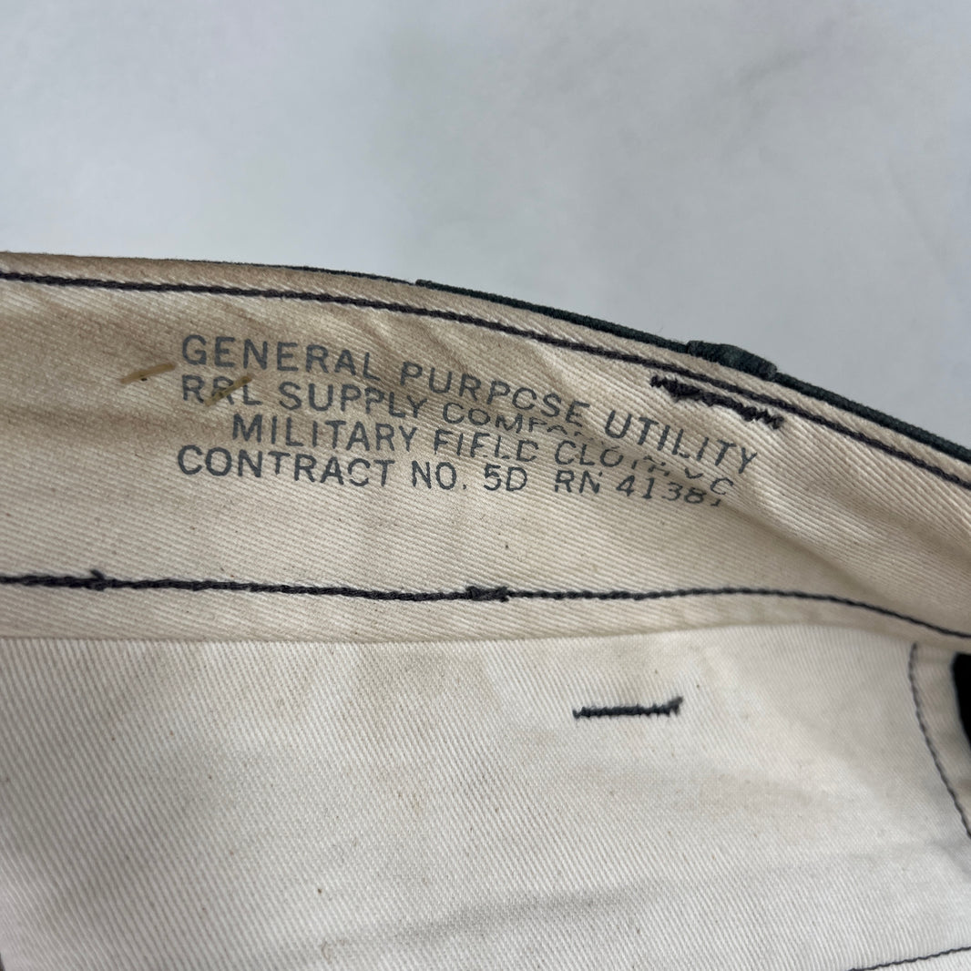 RRL Dark Gray Chino Trousers