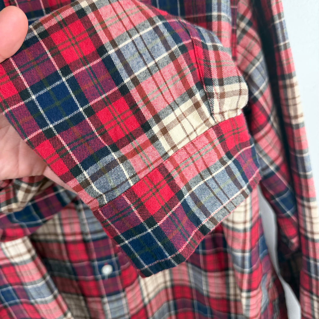 Supreme Applique Hooded Flannel Shirt