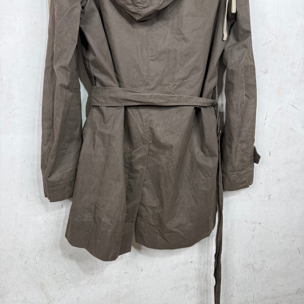 Rick Owens Hooded Mid-Length Fishtail Parka
