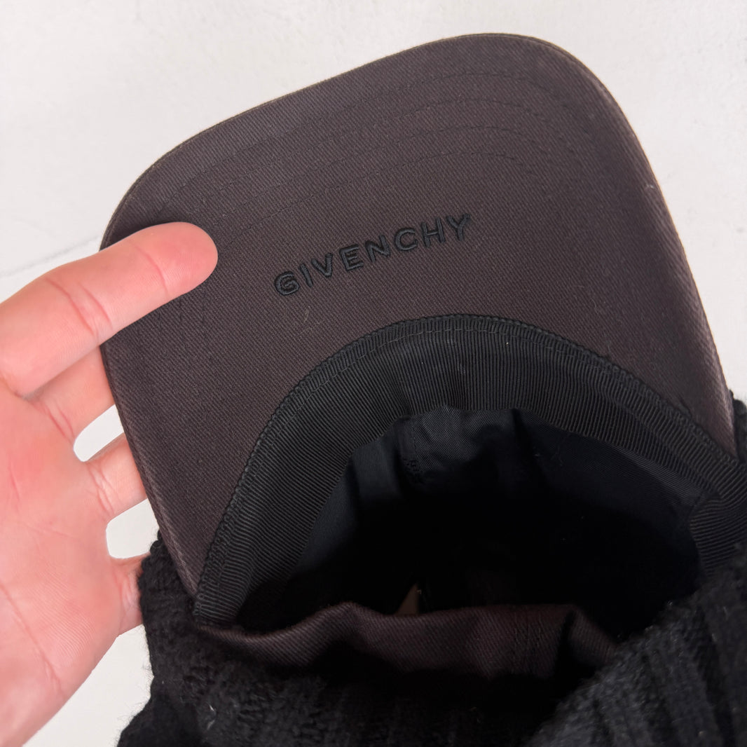 Givenchy Knitted Ski Mask Hybrid Hat