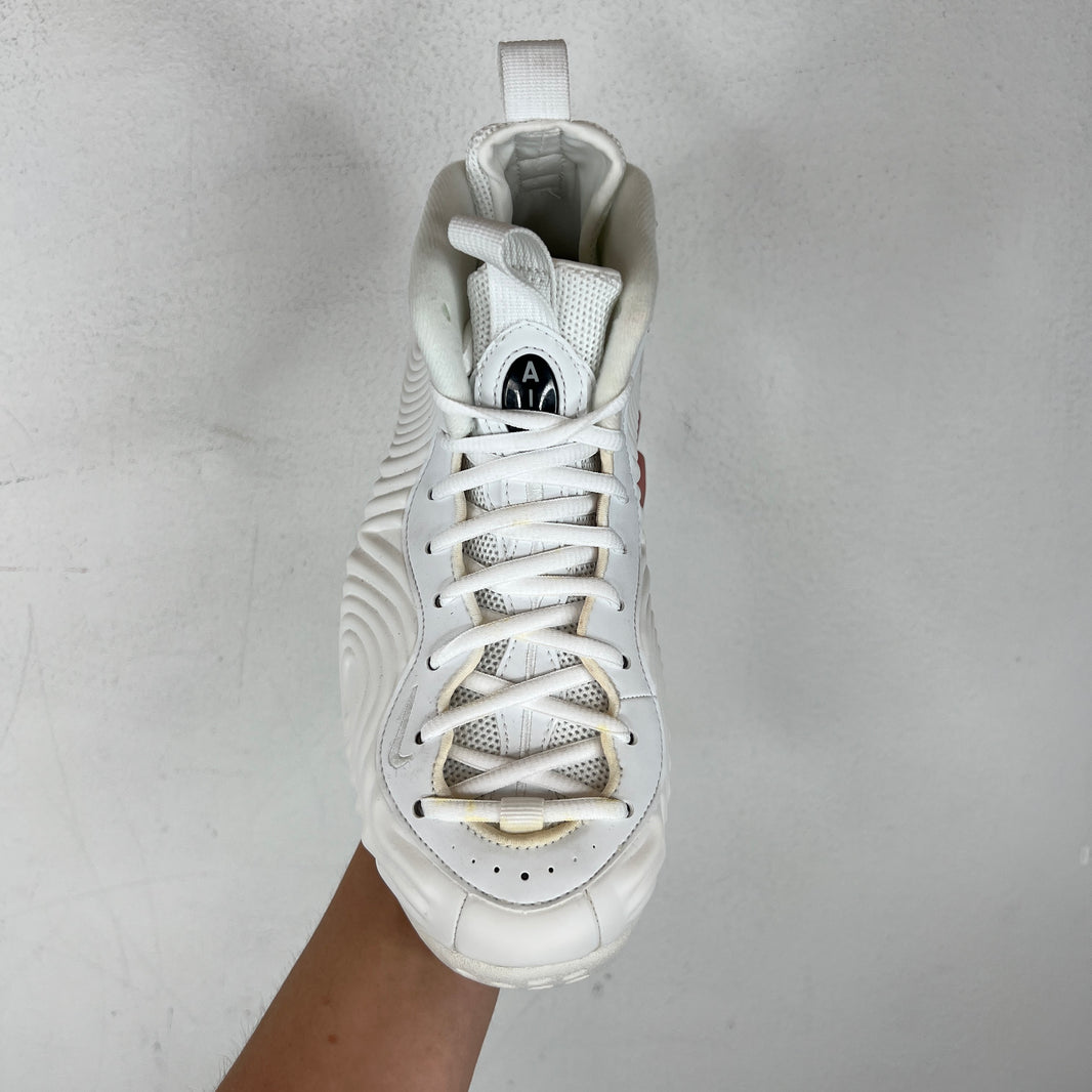 Nike CDG White Foamposite Sneakers