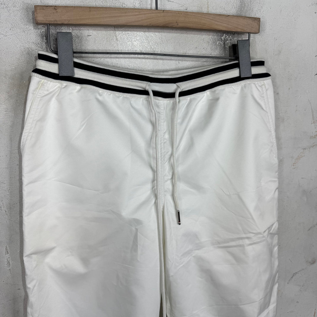 Thom Browne Ripstop White Track Pants