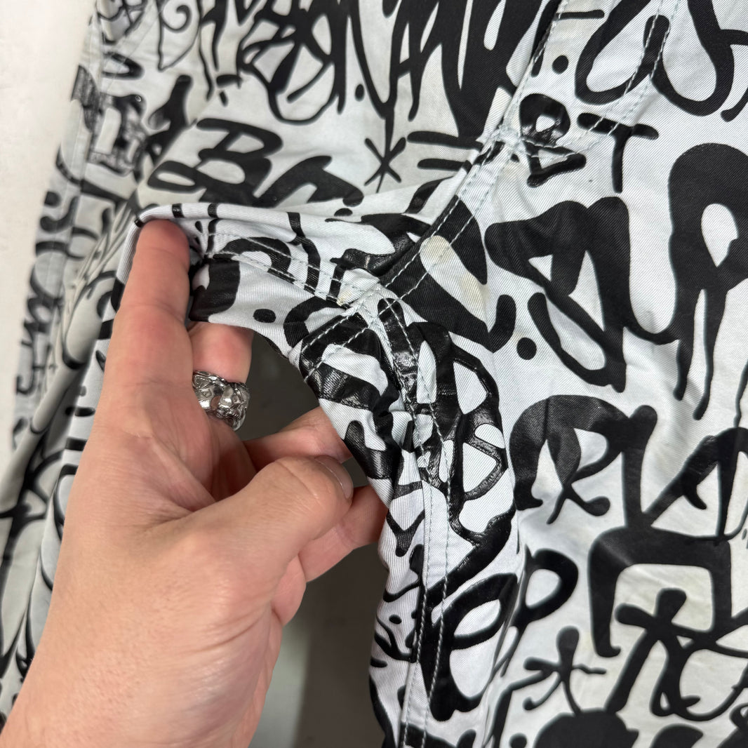CDG Printed Script Trousers
