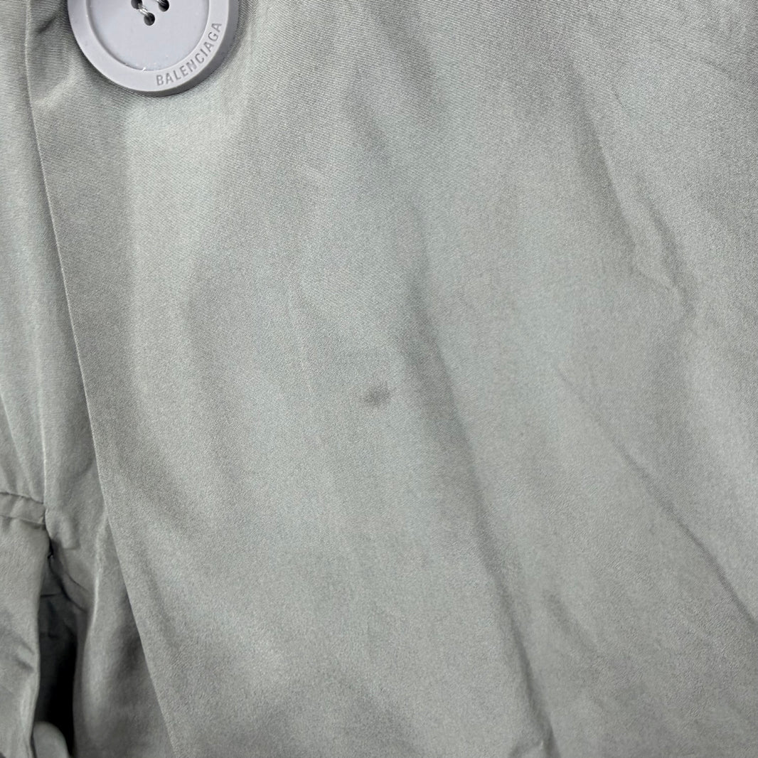 Balenciaga Gray Nylon Blazer Jacket