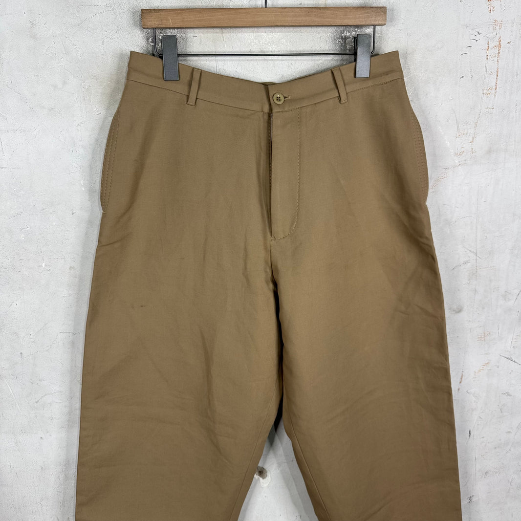 Acne Studios Loose Fit Khaki Trousers