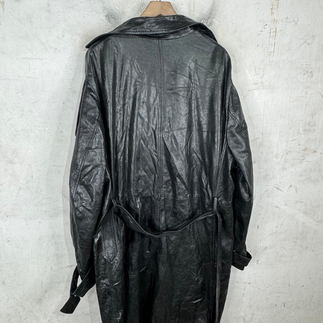 424 Leather Trenchcoat