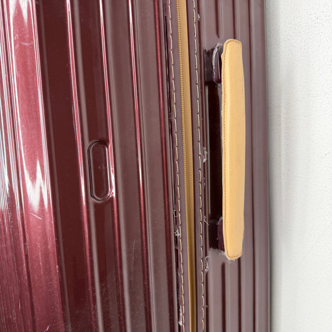 Rimowa Burgundy Check-In Suitcase