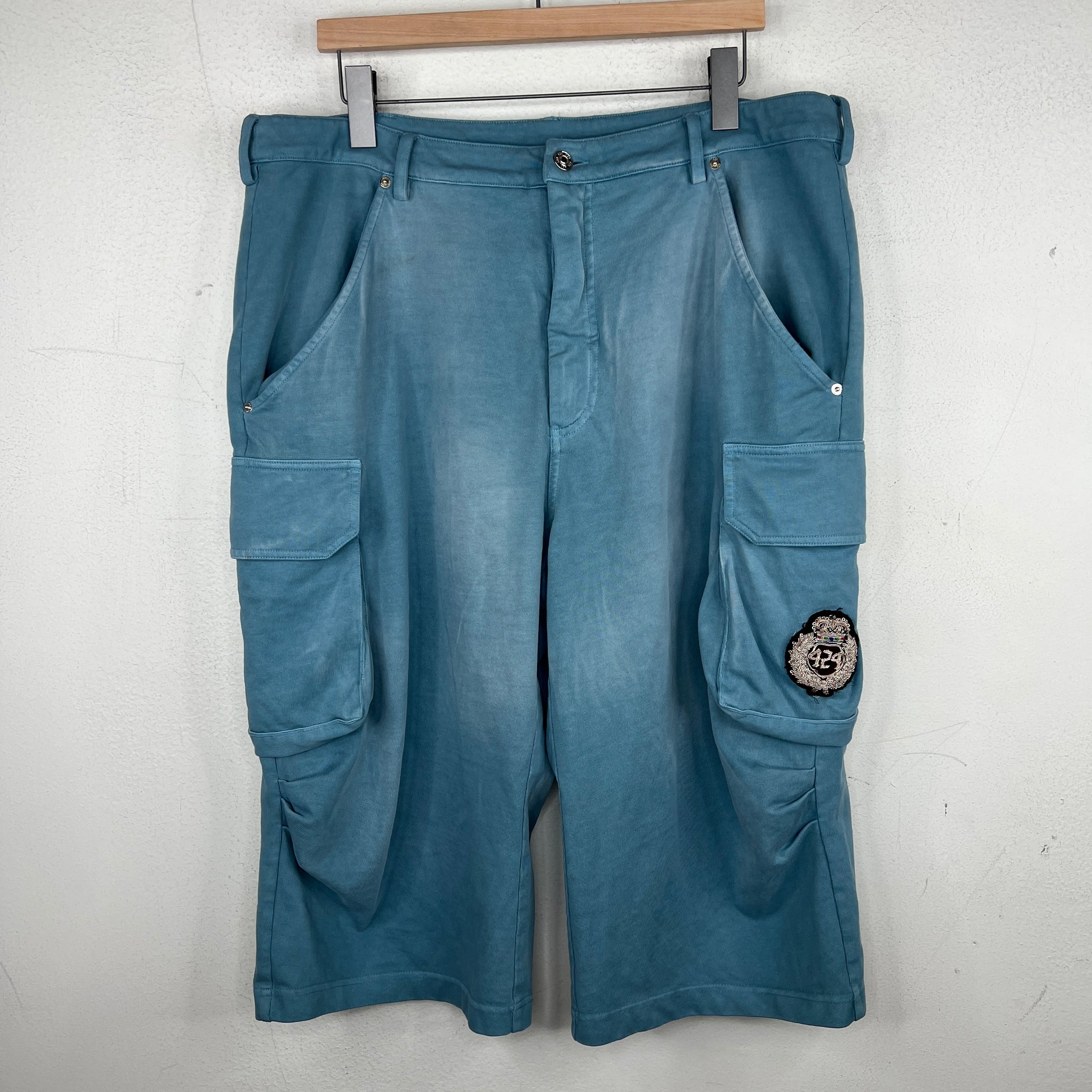 424 Blue Crest Cargo Shorts