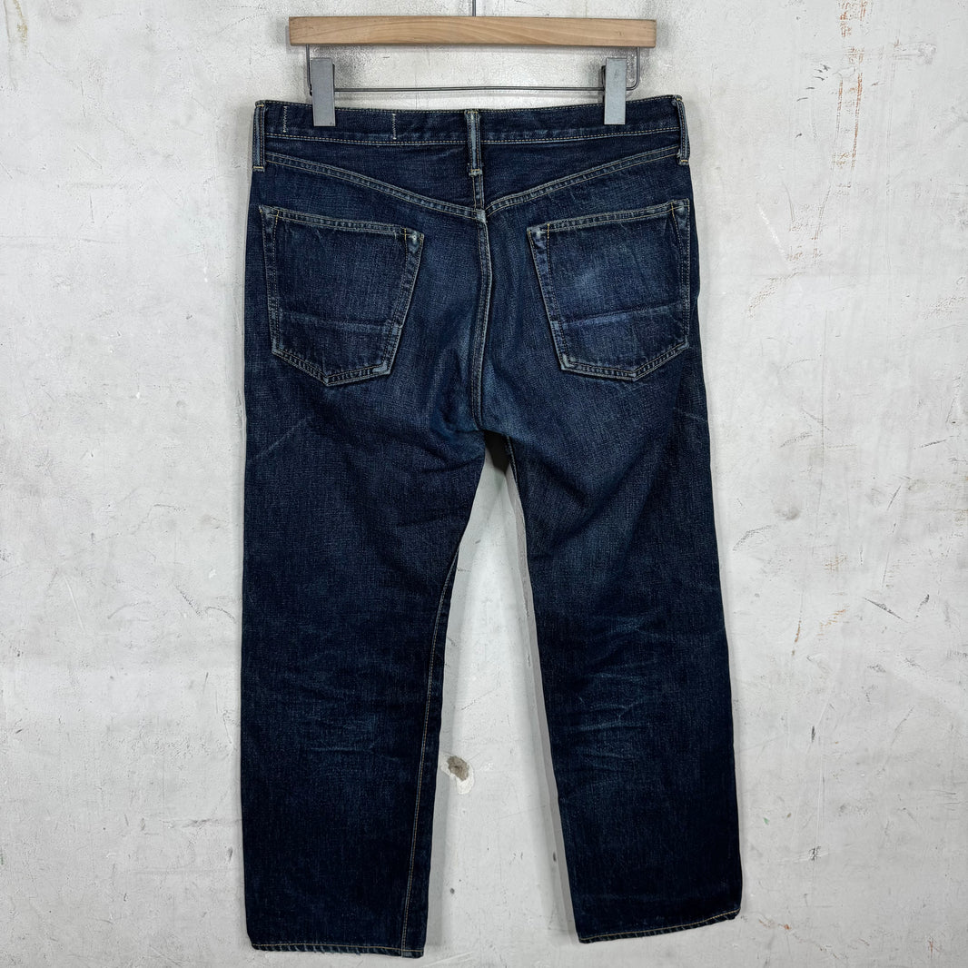 Kapital Dark Wash Broken In Jeans