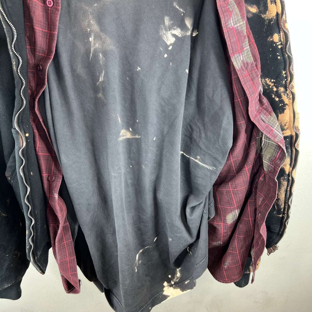 Balenciaga Bleached Unity Sports Icon Layered Hoodie