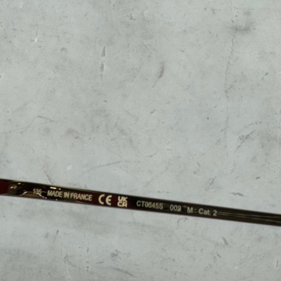 Cartier Gold CT0645S Wire Sunglasses