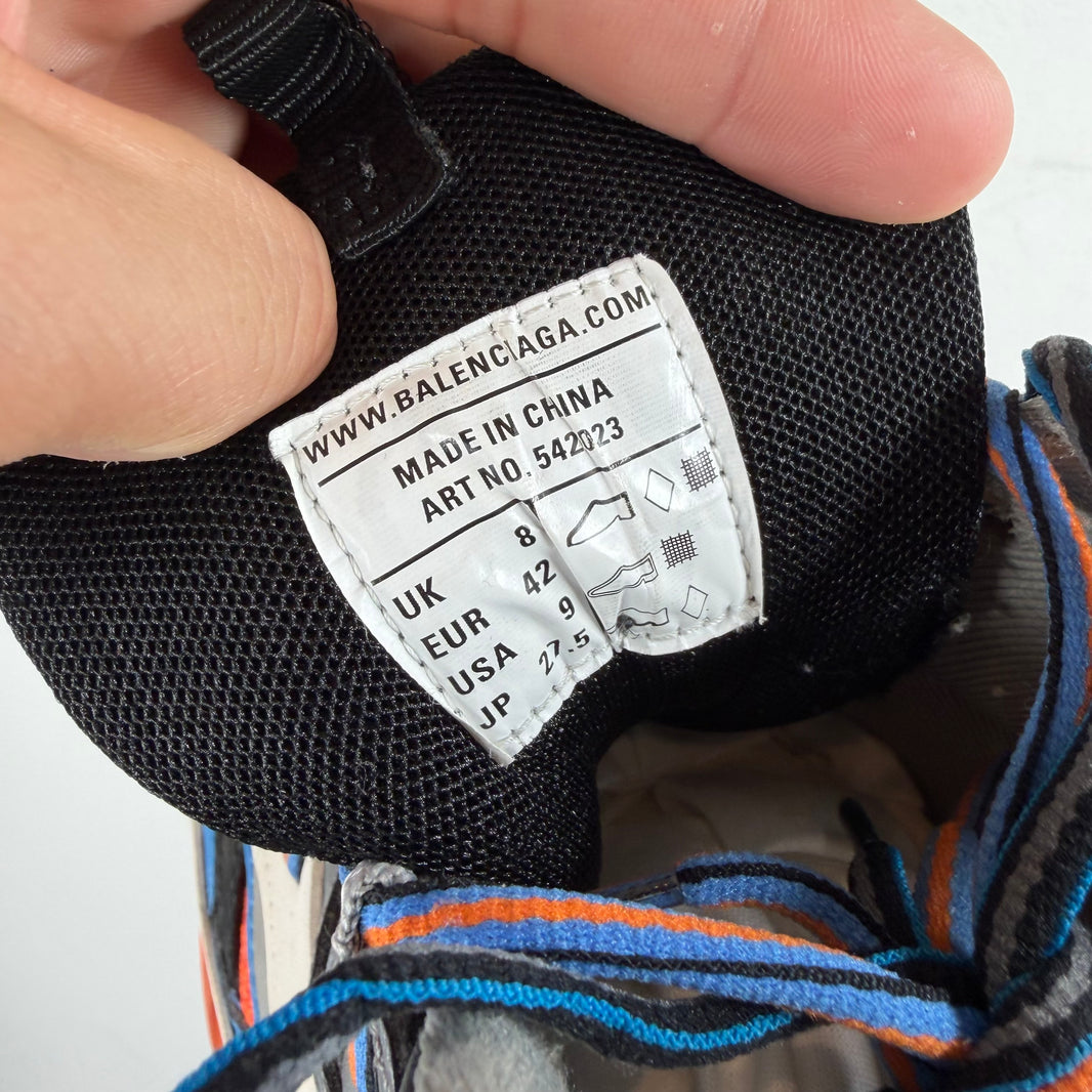 Balenciaga Orange/Blue Track Sneakers
