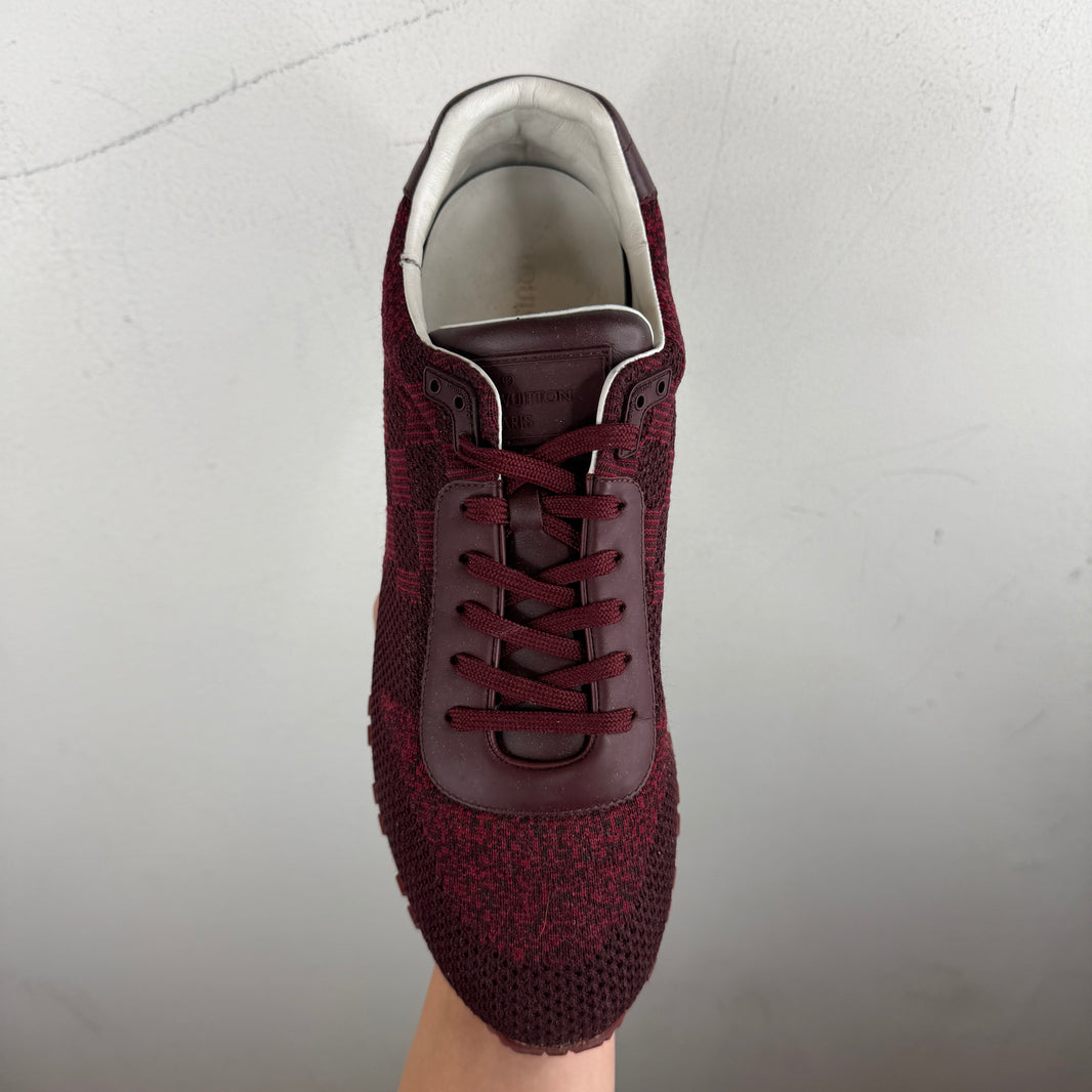 Louis Vuitton Maroon Run Away Sneakers