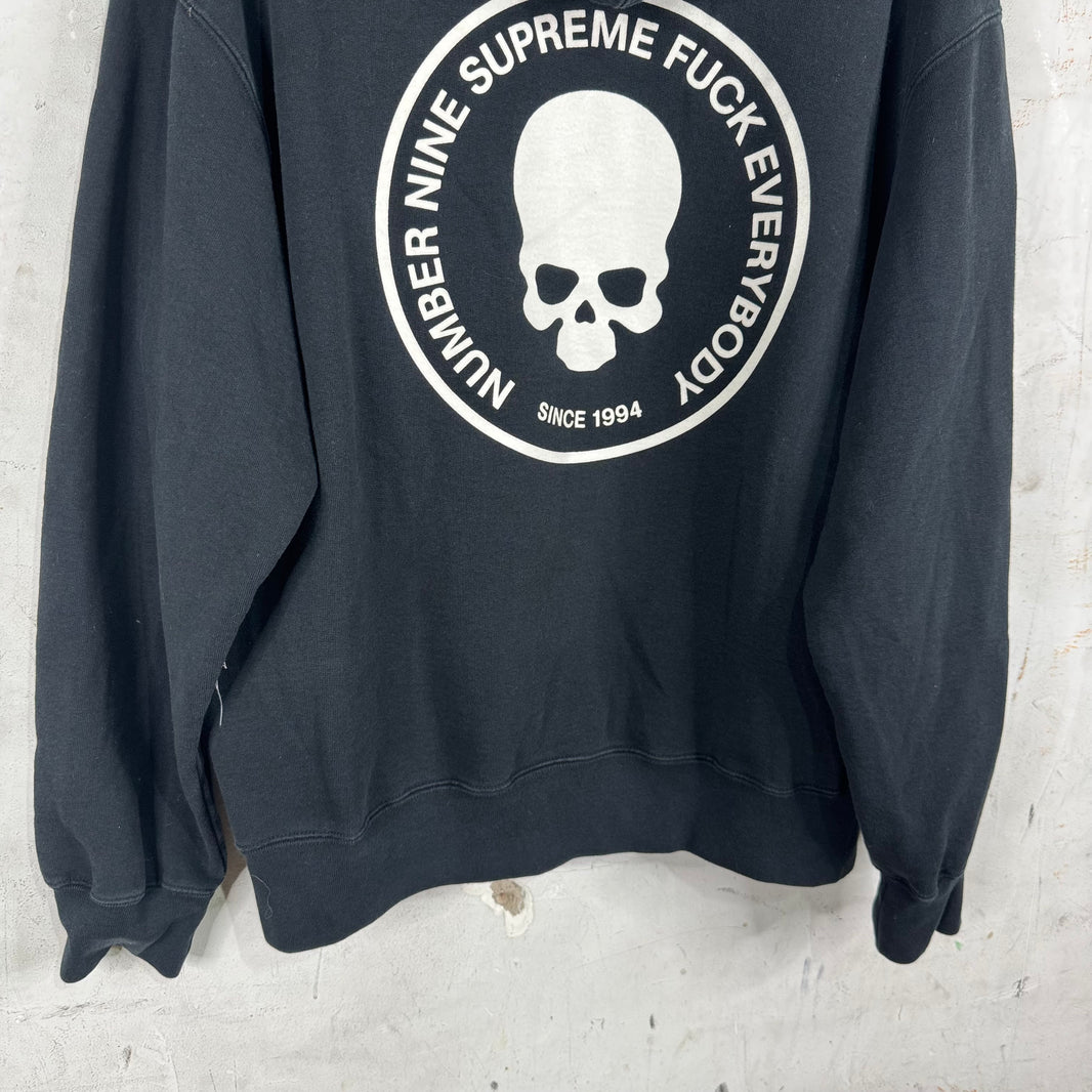 Supreme x Number Nine Skull Logo Hoodie