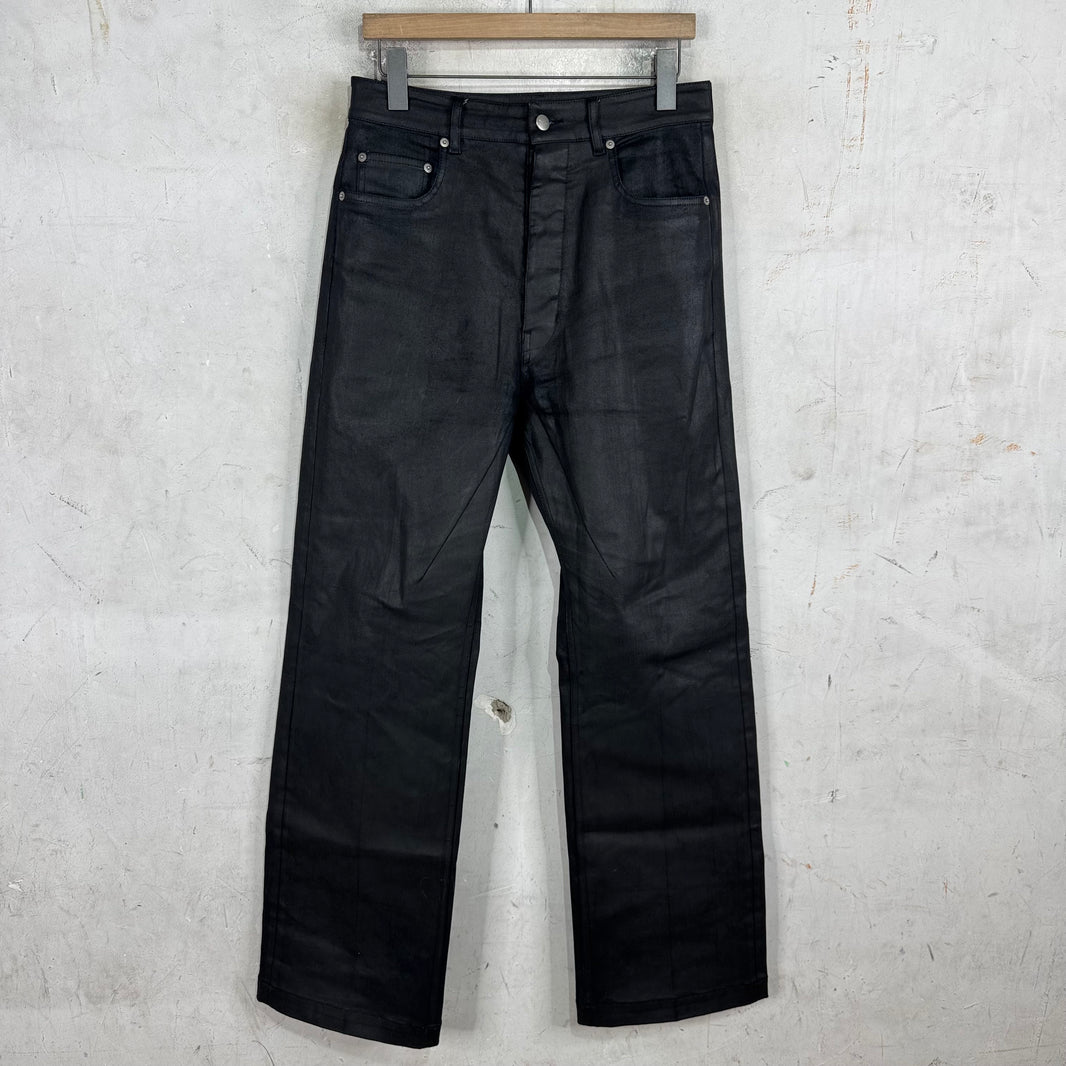 Rick Owens Porterville Waxed Geth Jeans