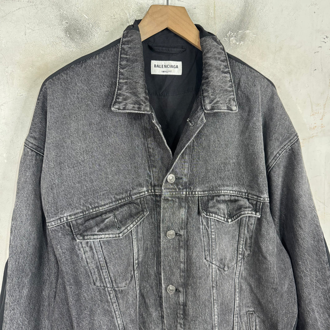 Balenciaga Hybrid Denim Track Jacket Sample