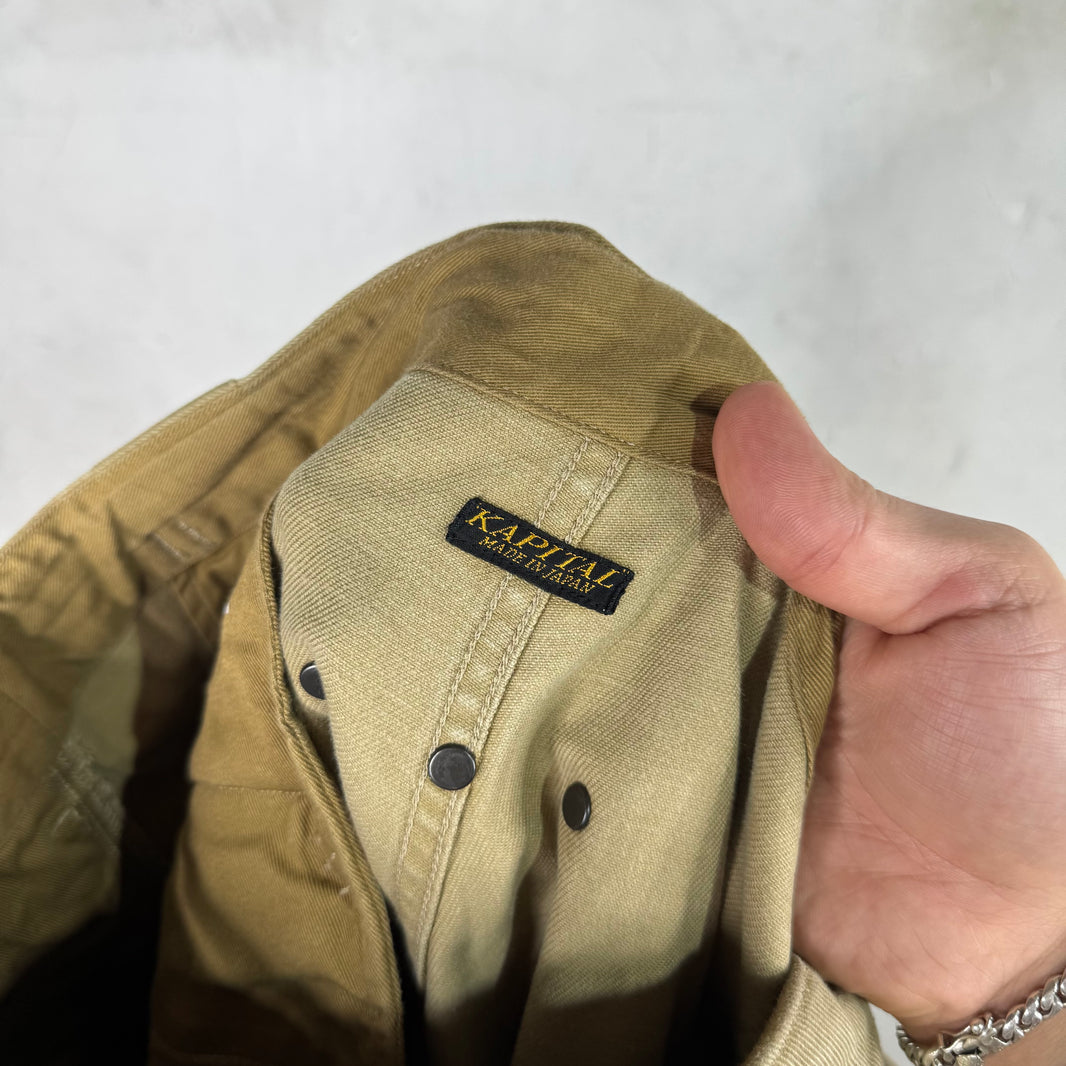 Kapital Heavy Canvas Wide Leg Cargo Pants