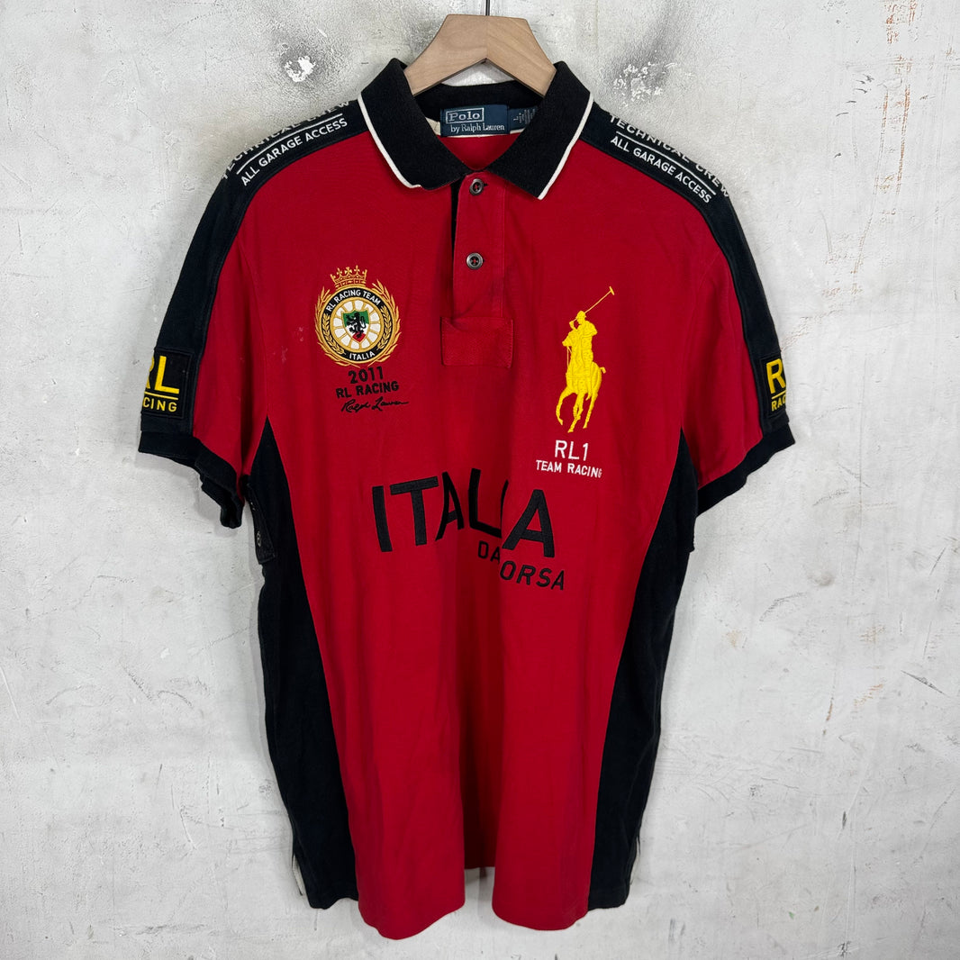 Ralph Lauren Red Italia Polo