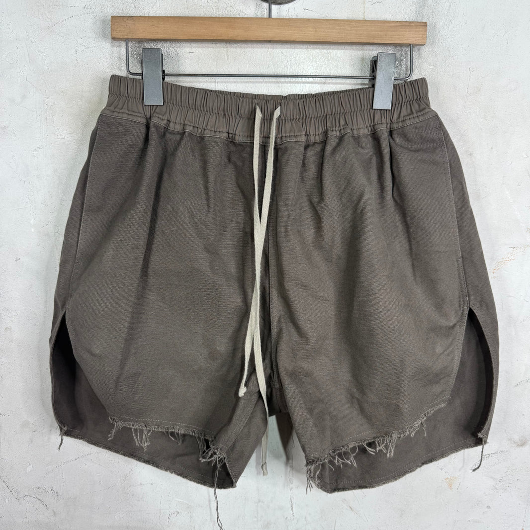 Rick Owens Dust Canvas Boxer Shorts